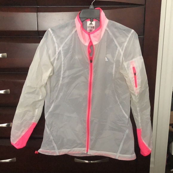 Adidas neon windbreaker - Picture 1 of 6